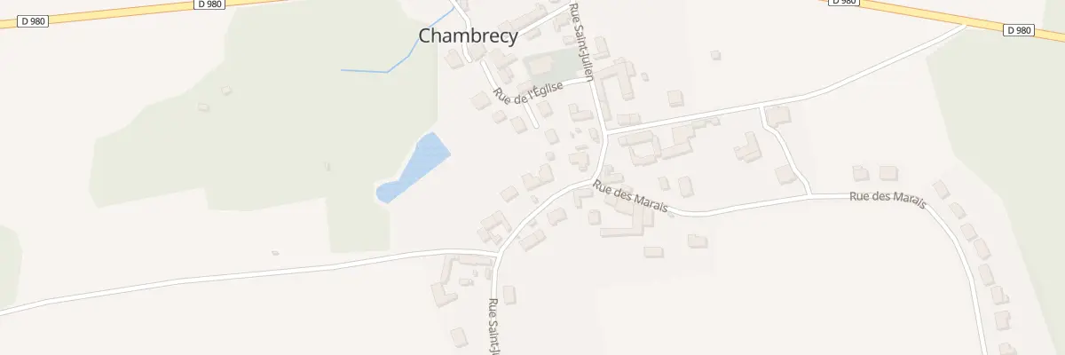 Plan du 12 Rue St Julien à Chambrecy