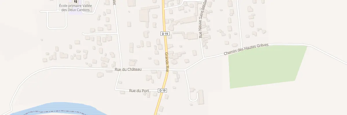 Plan du 21 Gr Grande Rue à Pontavert