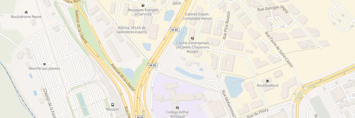 Plan du 300 Rue Marius Petipa à Montpellier