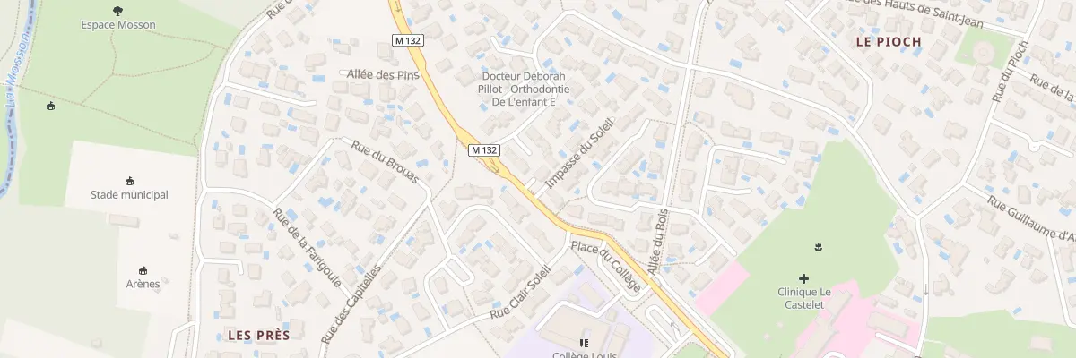 Plan du 20 Av Georges Clemenceau à Saint-Jean-de-Védas