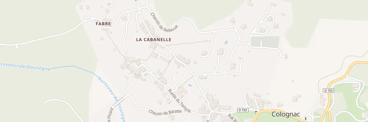 Plan du 5061 L’Hoste à Colognac