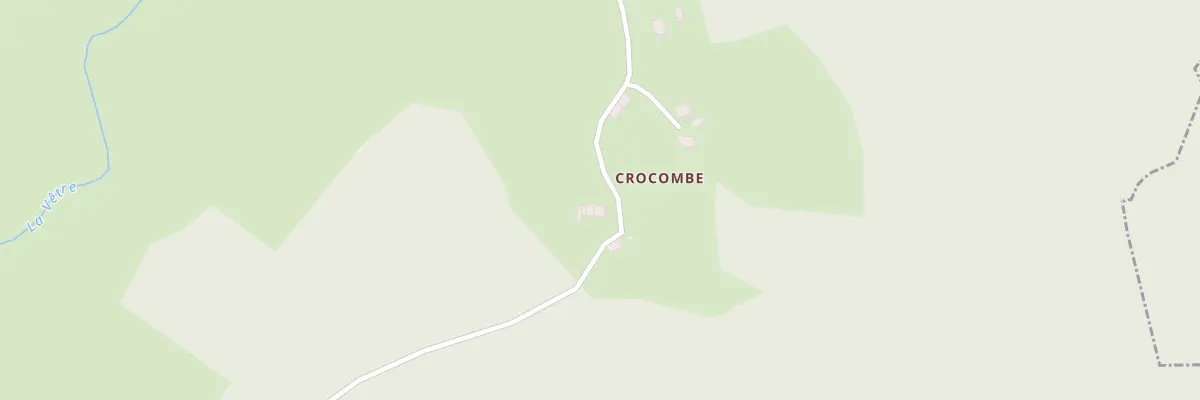 Plan du 6 Rte de Crocombe à Saint-Priest-la-Vêtre