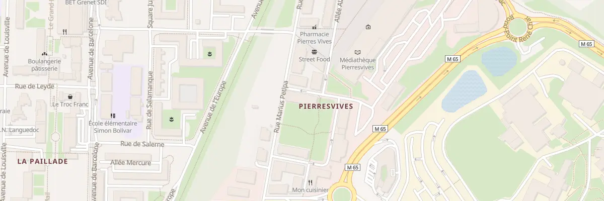 Plan du 36 Rue Philippe Noiret à Montpellier