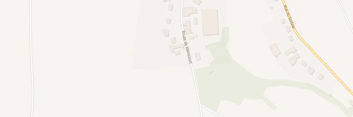 Plan du 22 Rte de Menicourt à Cuchery