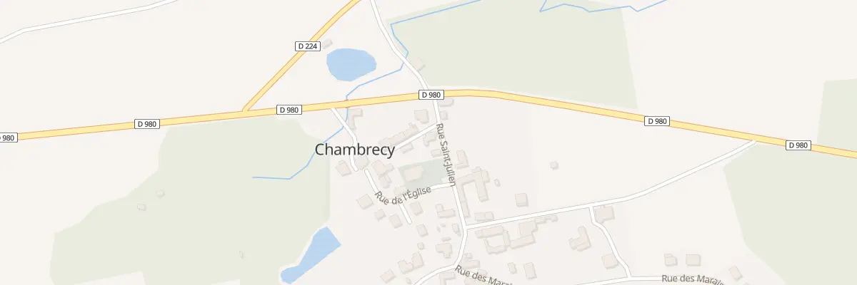 Plan du 4 Rue St Julien à Chambrecy