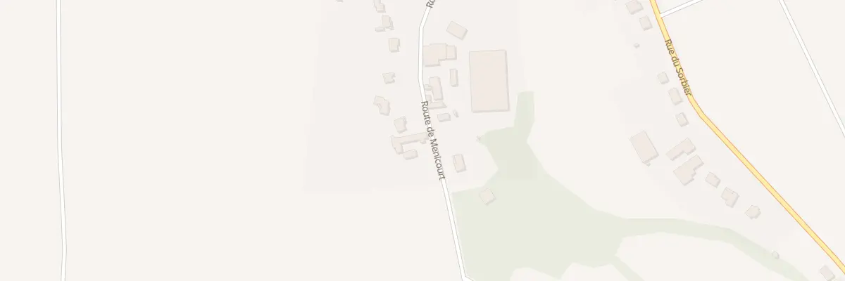 Plan du 18 Rte de Menicourt à Cuchery