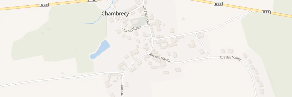 Plan du 8 Rue Saint Julien à Chambrecy