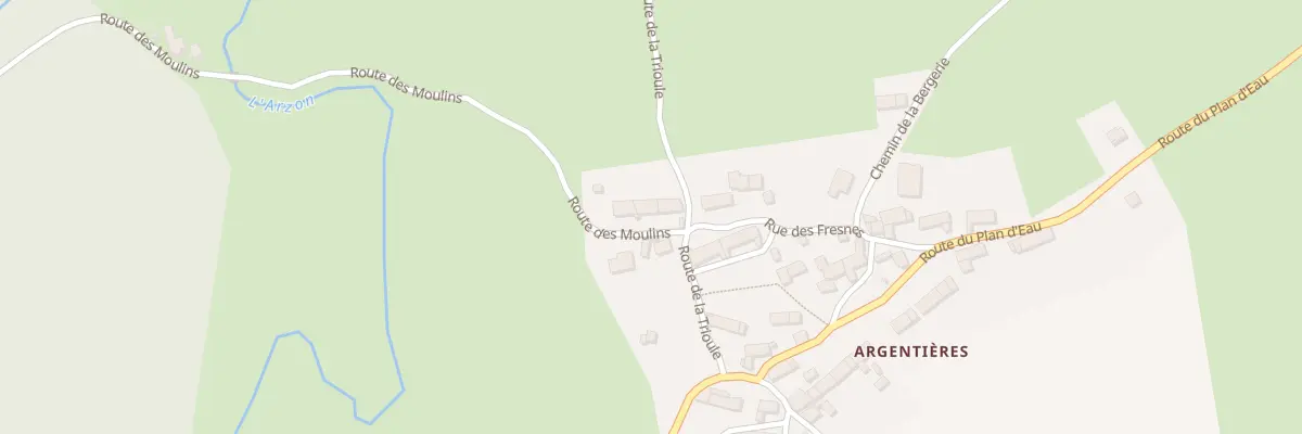 Plan du 4 Rte des Moulins à Beaune-sur-Arzon