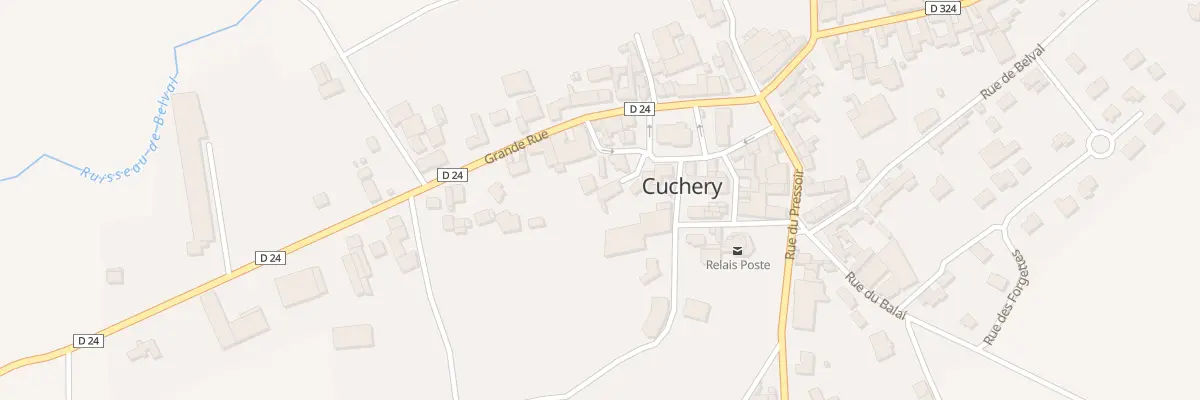 Plan du 4 Rue du Lavoir à Cuchery