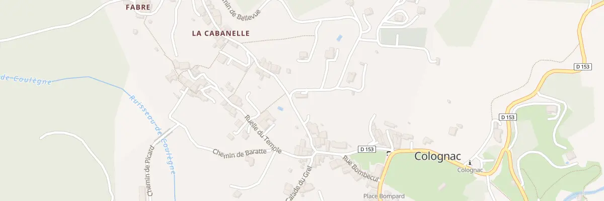 Plan du 5180 Le Village à Colognac