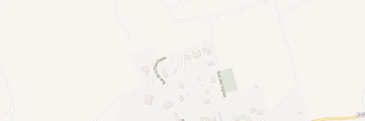 Plan du 40 Rue de la Planchette à Treslon