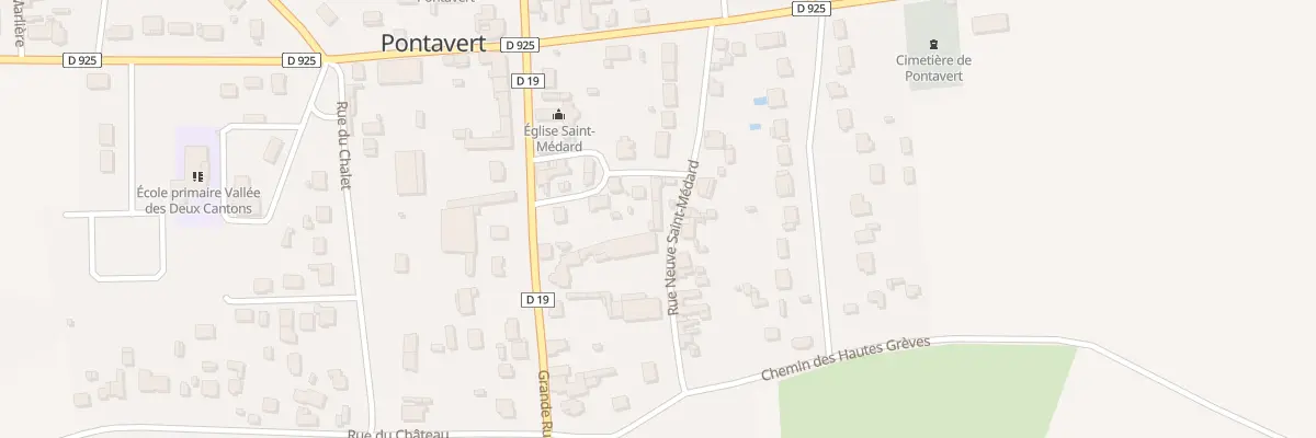 Plan du 10 Rue Neuve St Medard à Pontavert