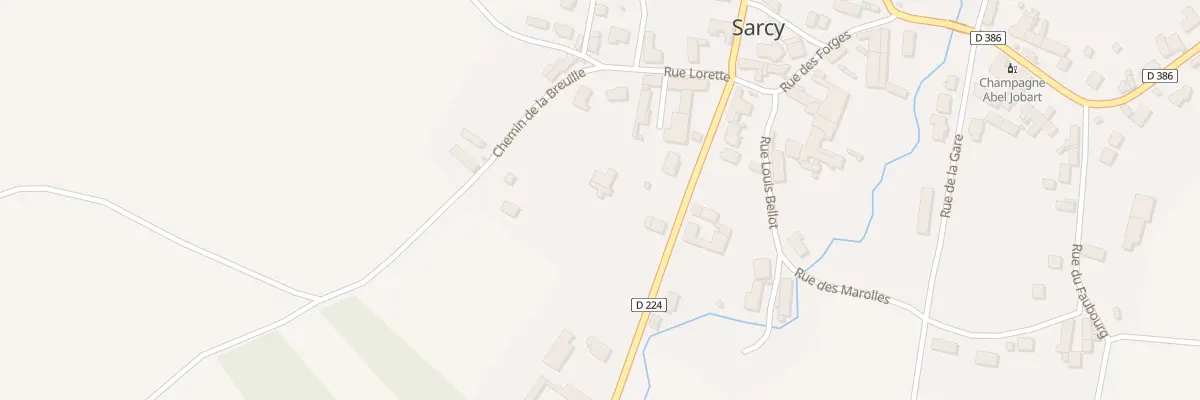 Plan du 6 Rue des Etangs à Sarcy