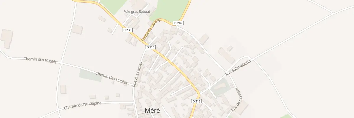 Plan du 14 Rue de l’Abreuvoir à Méré