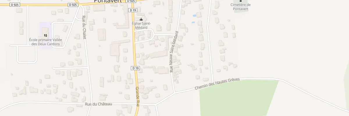 Plan du 11 Rue Neuve St Medard à Pontavert