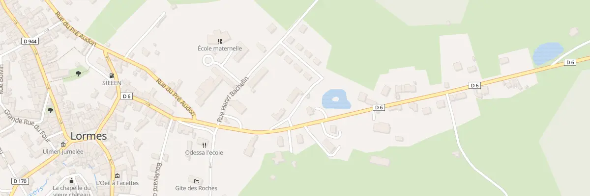 Plan du 5 Rte de Brassy à Lormes