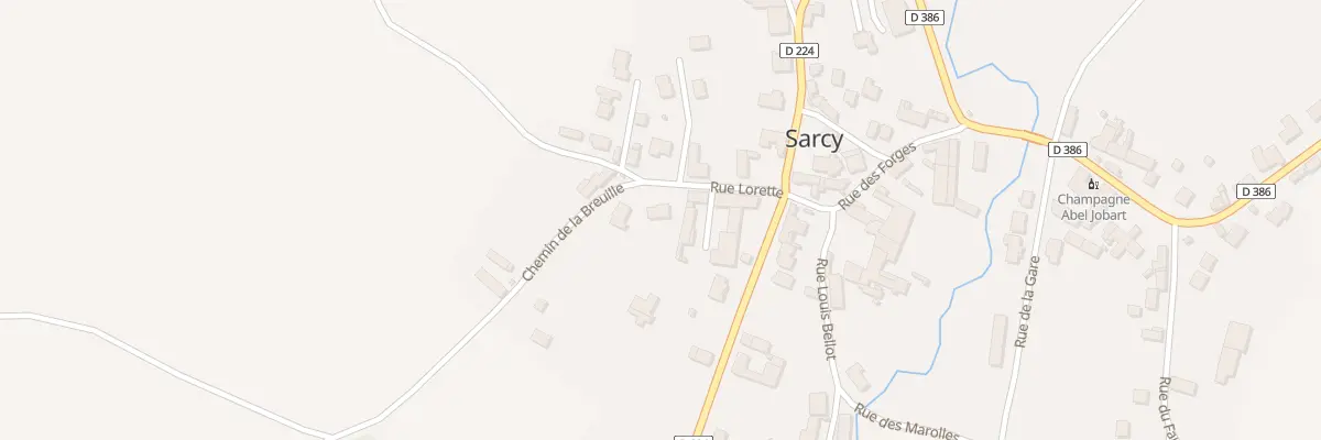 Plan du 7 Rue Lorette à Sarcy