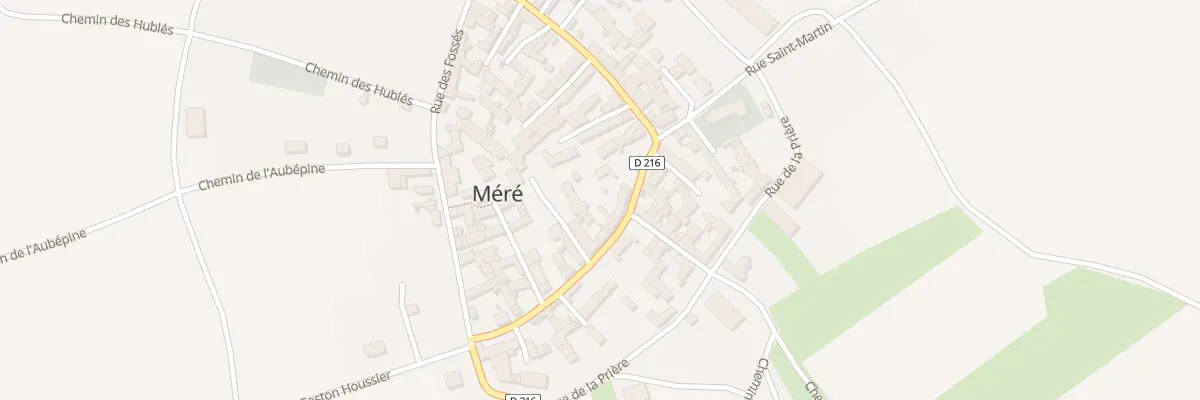 Plan du 6 Rue St Eloi à Méré
