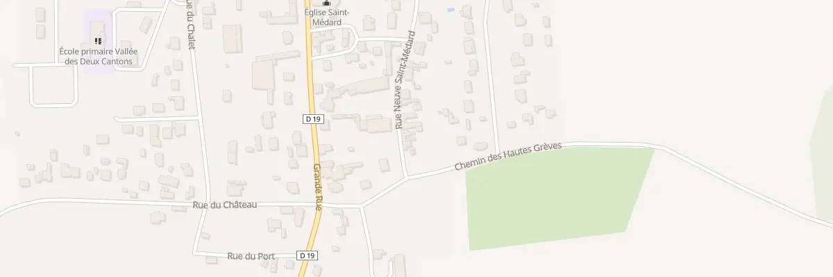 Plan du 21 Rue Neuve St Medard à Pontavert