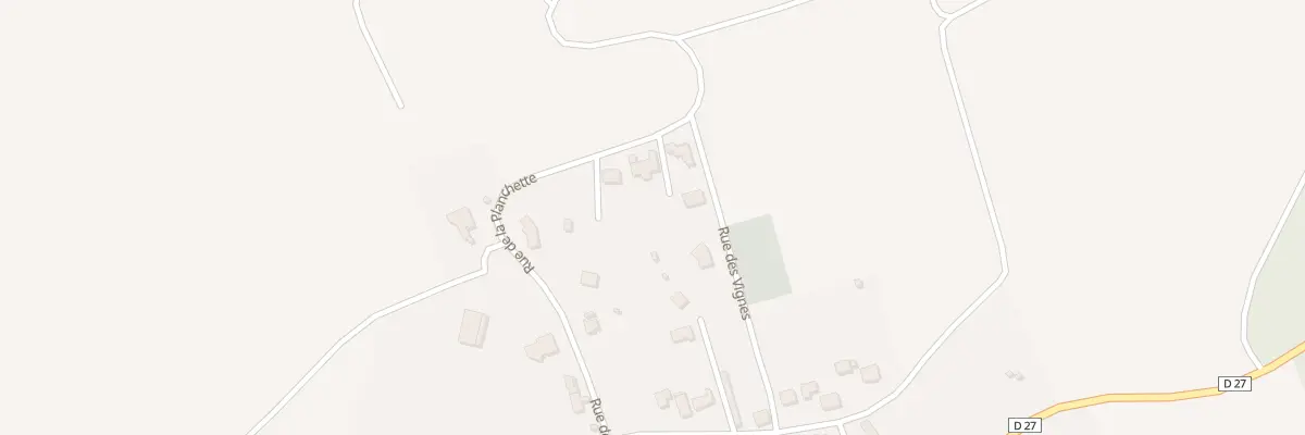 Plan du 48 Rue de la Planchette à Treslon
