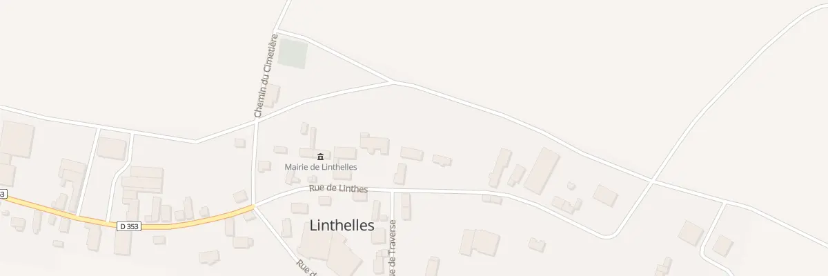 Plan du 9 Rue de Linthes à Linthelles