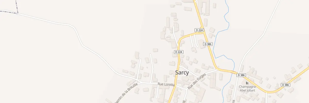 Plan du 4 Imp des Peupliers à Sarcy