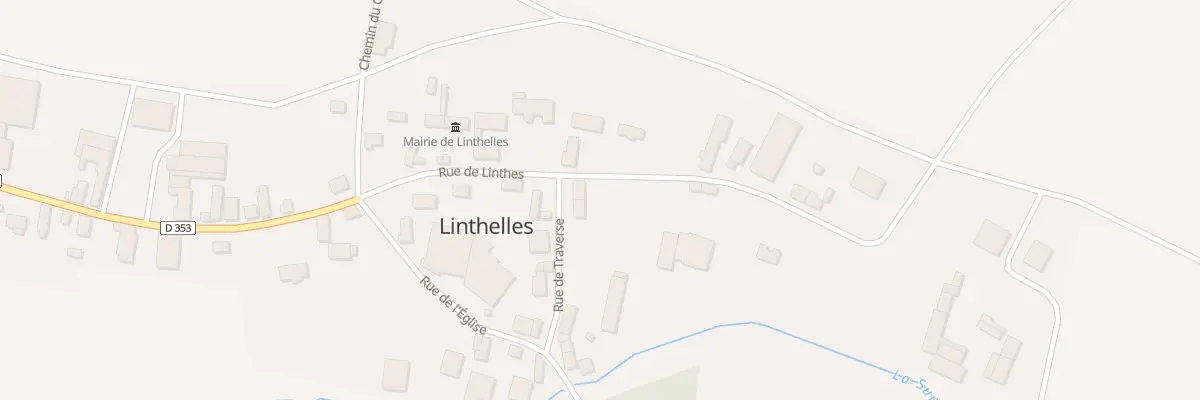 Plan du 8 Rue de Linthes à Linthelles