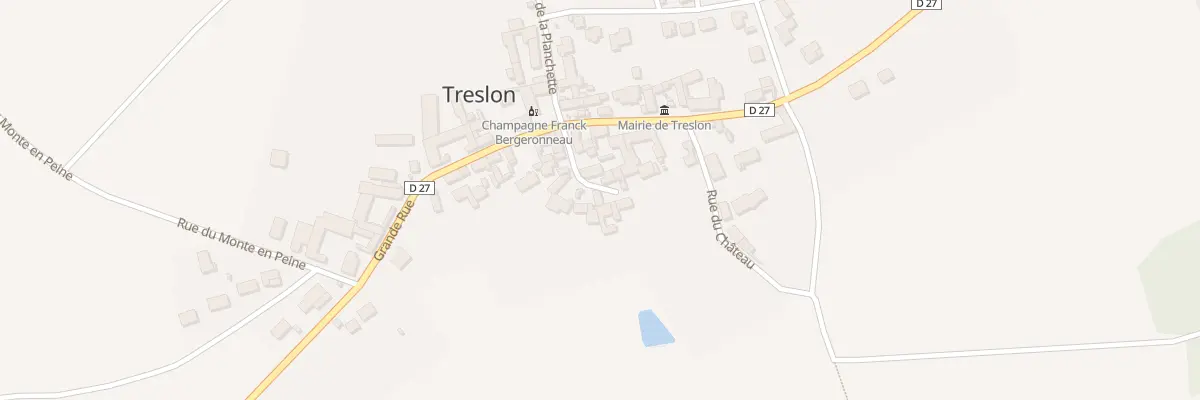 Plan du 40 Cour du Chapitre à Treslon