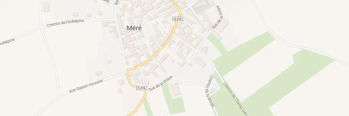 Plan du 7 Rue de la Prière à Méré