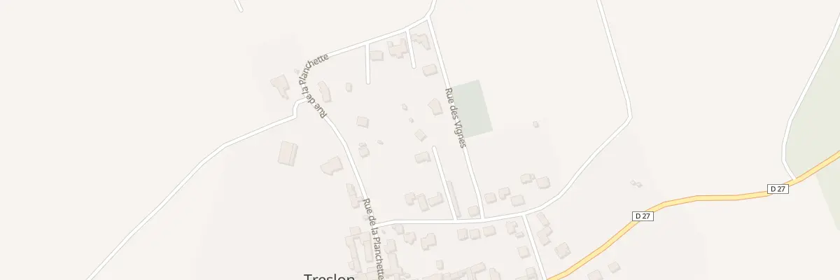 Plan du 34T Rue des Remparts à Treslon