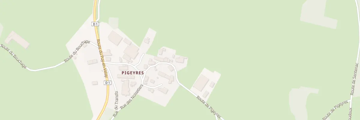 Plan du 5225 Pigeyres à Chomelix