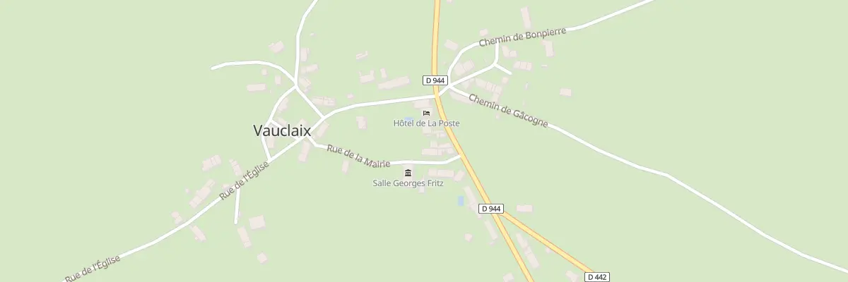 Plan du 12 Rte de Château Chinon à Vauclaix