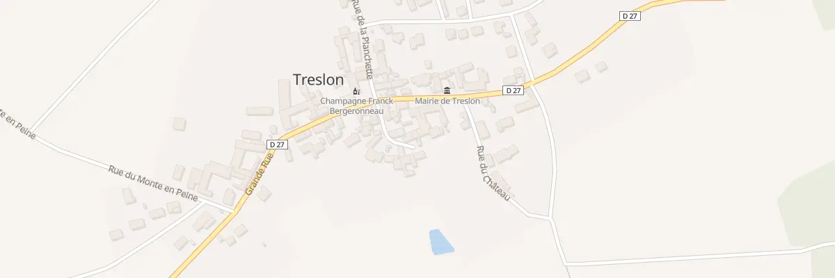 Plan du 49 Cour du Chapitre à Treslon