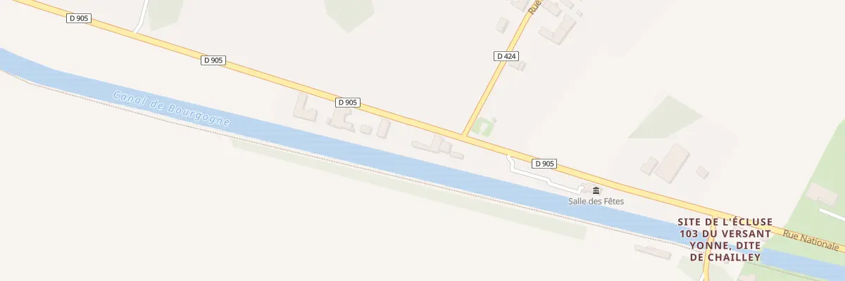 Plan du 20 Rue Nationale à Percey