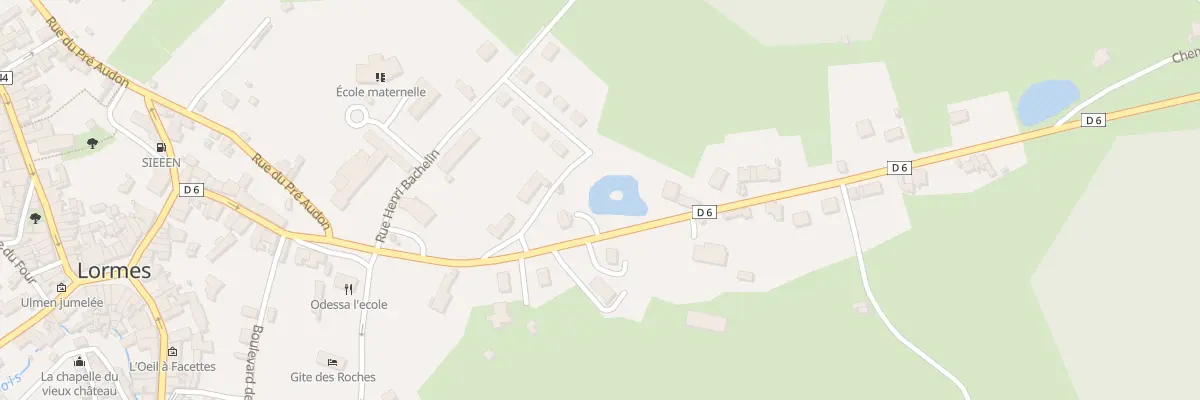 Plan du 9 Rte de Brassy à Lormes