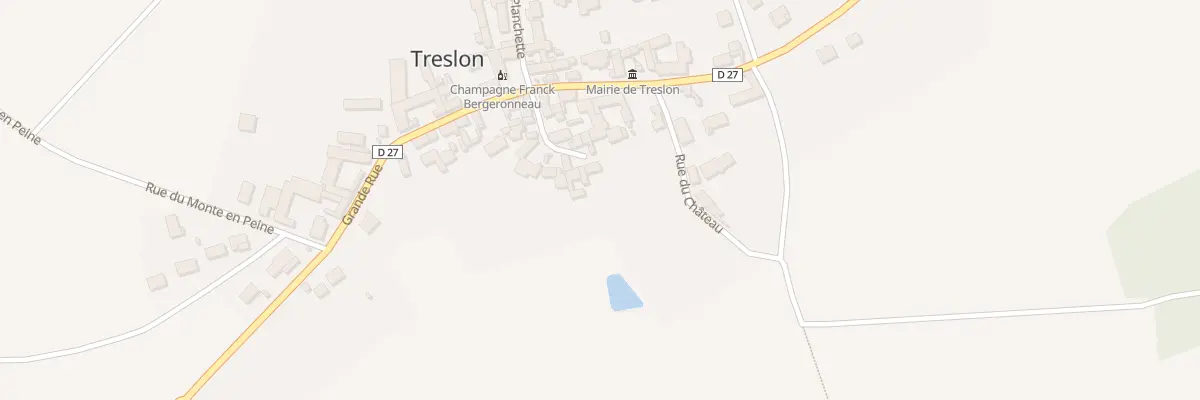 Plan du 46 Cour du Chapitre à Treslon