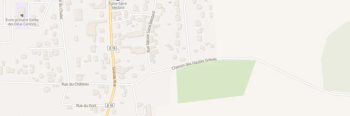 Plan du 1 Che des Hautes-greves à Pontavert