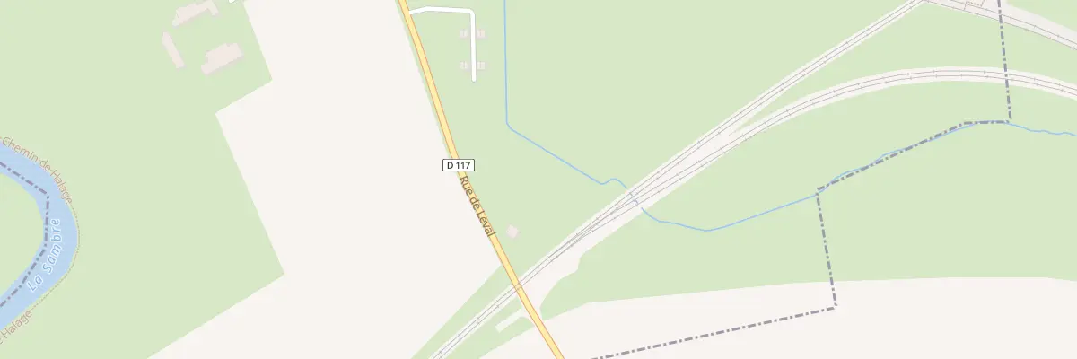Plan du 45 Rue de Leval à Aulnoye-Aymeries