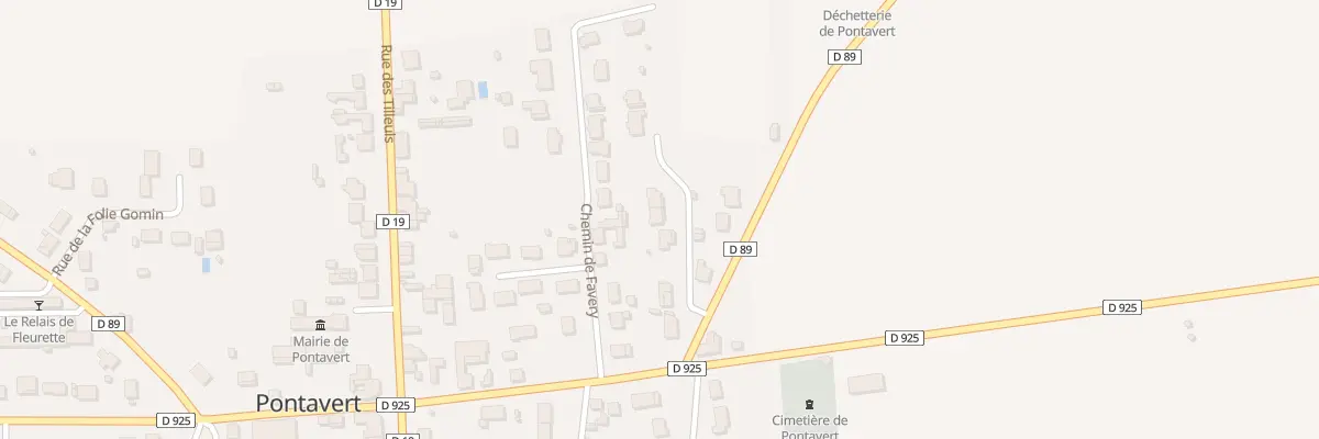 Plan du 3 Imp de la Pelle a Four à Pontavert