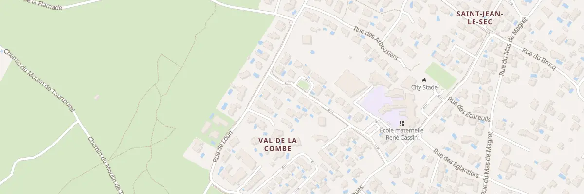 Plan du 265 Che de la Combe à Saint-Jean-de-Védas