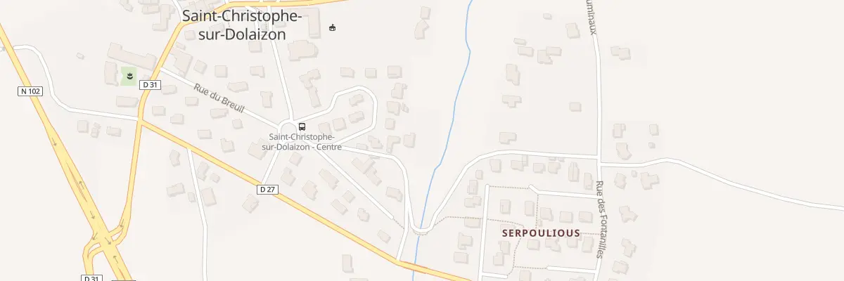 Plan du 5022S Le Breuil à Saint-Christophe-sur-Dolaizon