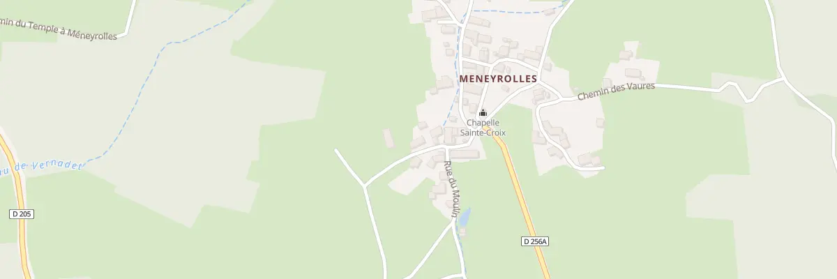 Plan du 5053 Meneyrolles à Baffie