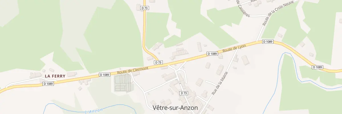 Plan du 1 Rte de Lyon à Vêtre-sur-Anzon