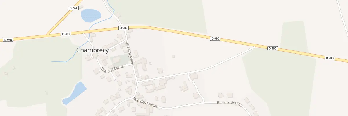 Plan du 5 Rue du Chateau à Chambrecy
