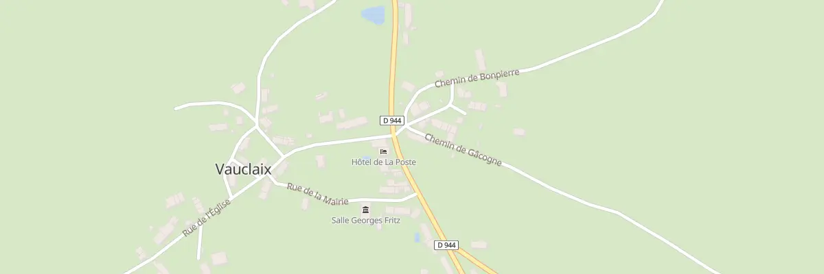 Plan du 2 Che de Gâcogne à Vauclaix