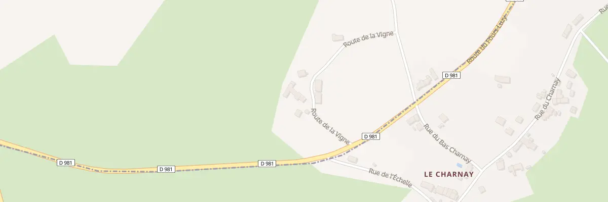 Plan du 125 Le Bas Charnay à Rémilly