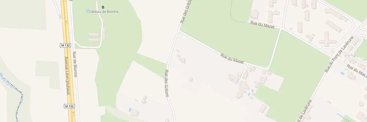 Plan du 1269 Rue des Grèzes à Montpellier