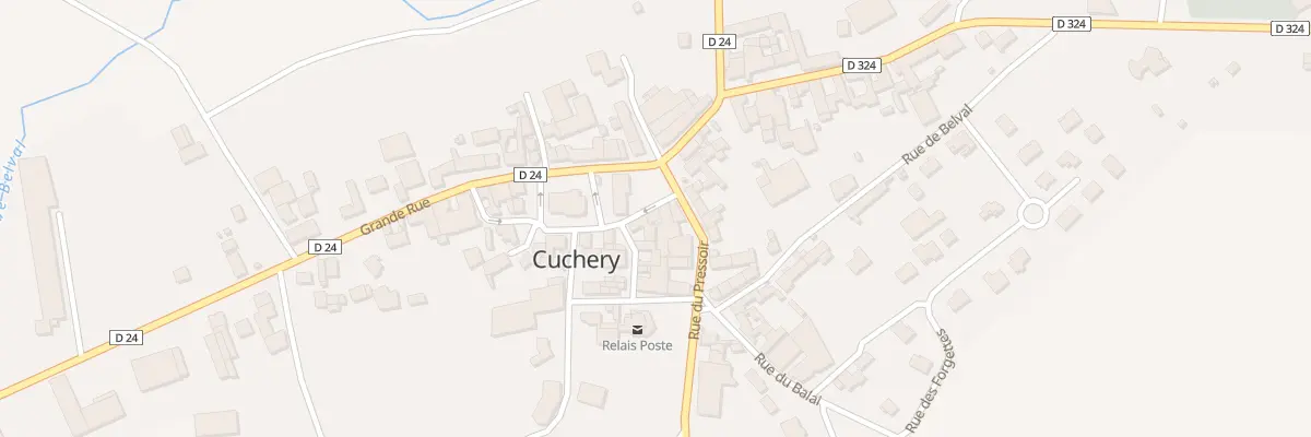 Plan du 9000 Pl de la Mairie à Cuchery