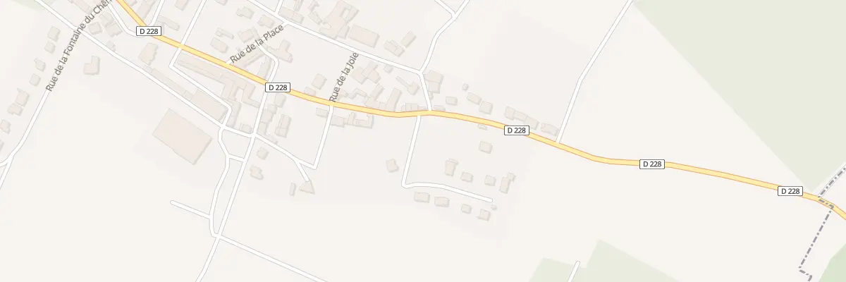 Plan du 3 Rue des Fontenilles à Branscourt