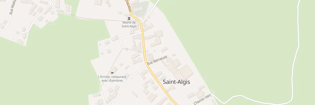 Plan du 1 Rue Berneuse à Saint-Algis
